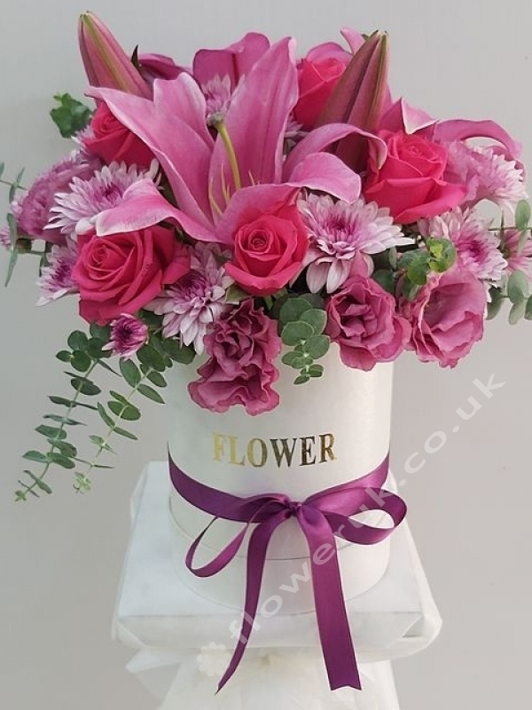 Pink Spring Flowers Box