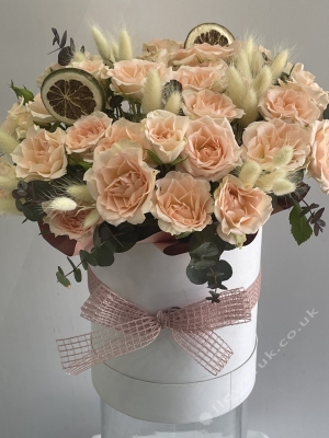 Ivory Spray Roses In Box