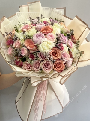 Luxury Peony & Rose Bouquet