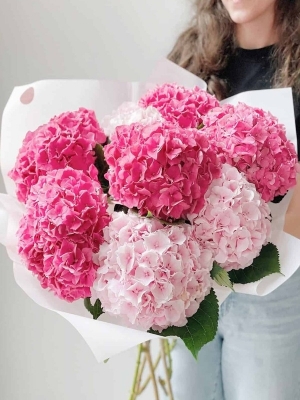 Pink Hydrangea Bouquet